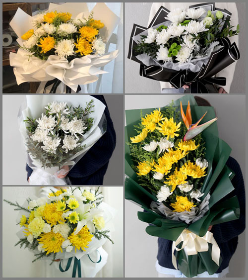 贵州黔南州惠水县摆金镇扪摆村白事花束代送